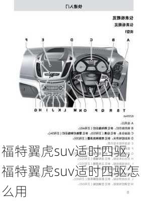 福特翼虎suv适时四驱,福特翼虎suv适时四驱怎么用