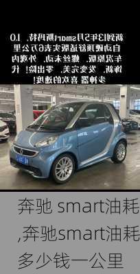 奔驰 smart油耗,奔驰smart油耗多少钱一公里