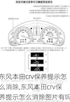 东风本田crv保养提示怎么消除,东风本田crv保养提示怎么消除图片有吗