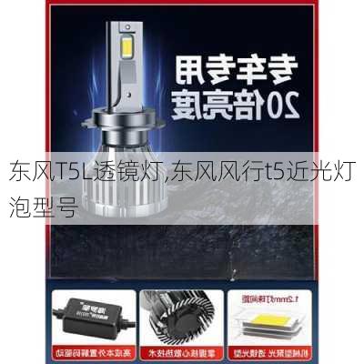 东风T5L透镜灯,东风风行t5近光灯泡型号