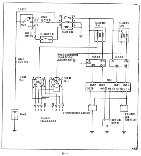 奇瑞qq3点火系统线路图,奇瑞qq3点火系统线路图解