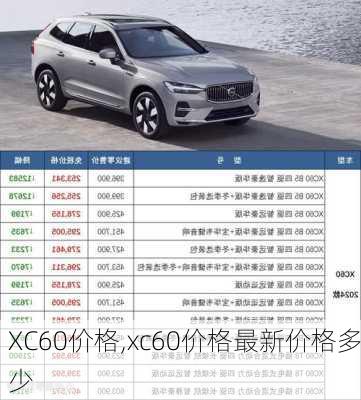 XC60价格,xc60价格最新价格多少