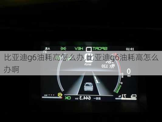 比亚迪g6油耗高怎么办,比亚迪g6油耗高怎么办啊