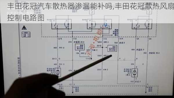 丰田花冠汽车散热器渗漏能补吗,丰田花冠散热风扇控制电路图