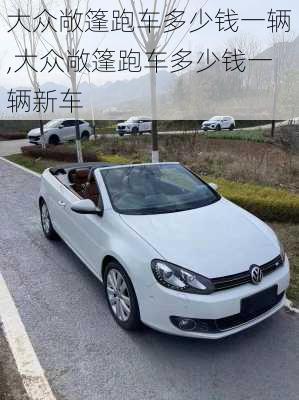 大众敞篷跑车多少钱一辆,大众敞篷跑车多少钱一辆新车